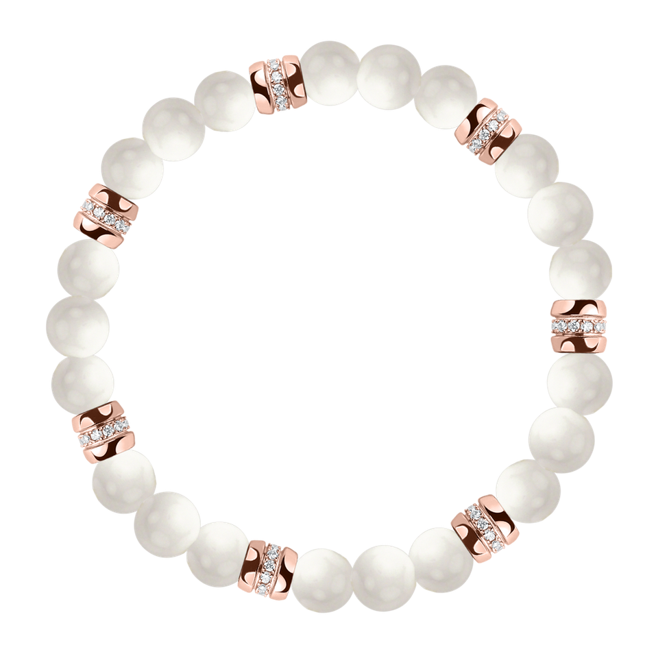 Diamond braclet with Agate Neverending Style
