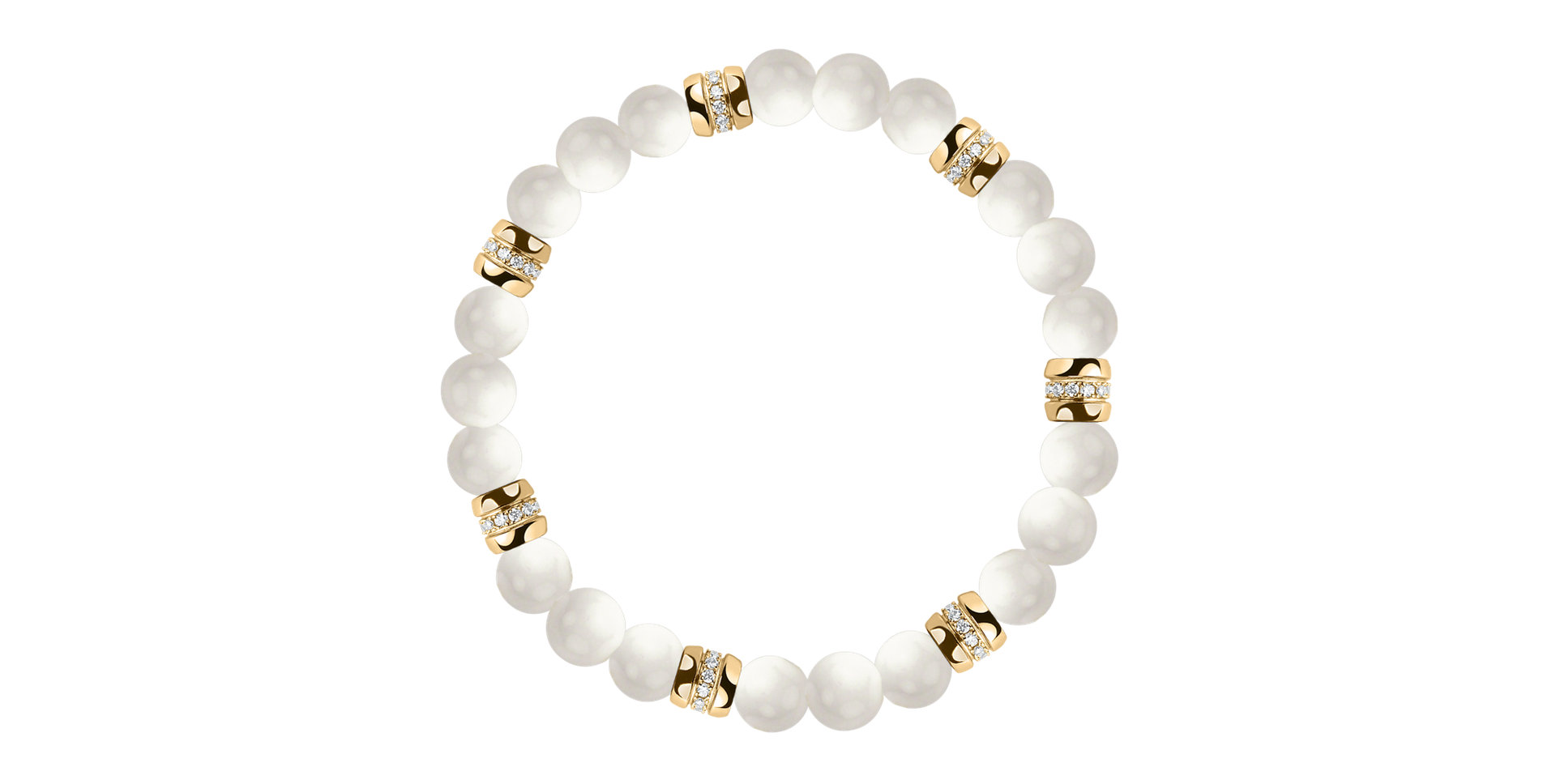 Diamond braclet with Agate Neverending Style