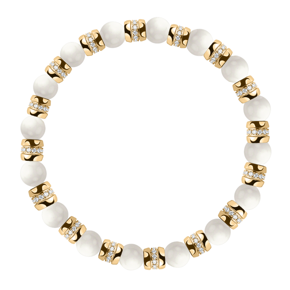 Diamond braclet with Agate Essential Shine