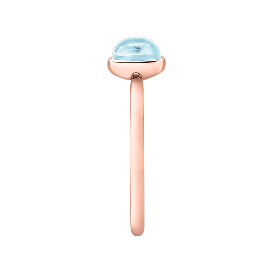 Ring with Aquamarine Bonbon