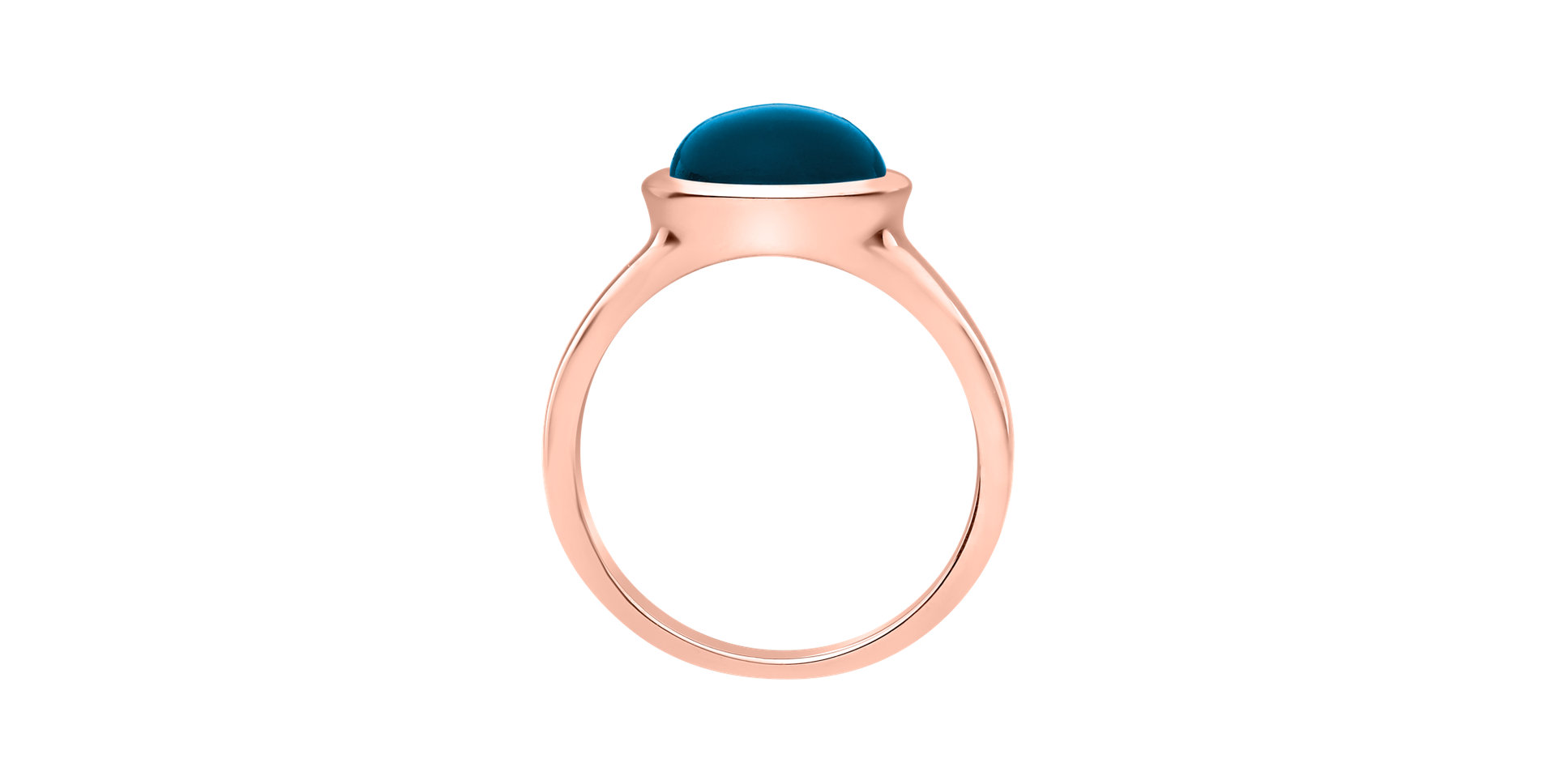 Ring with Topaz London Bonbon