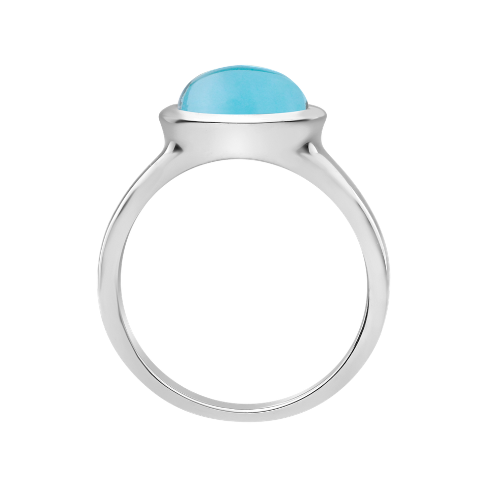 Ring with Topaz Sky Bonbon