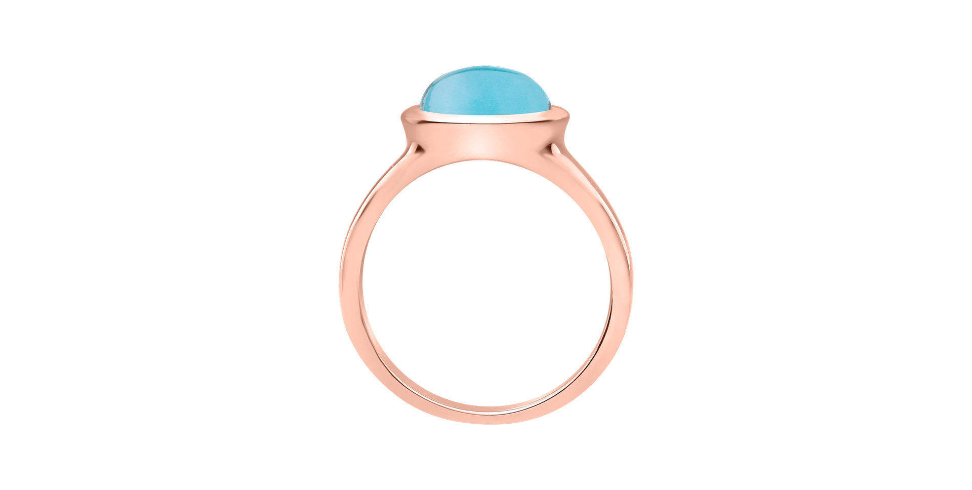 Ring with Topaz Sky Bonbon