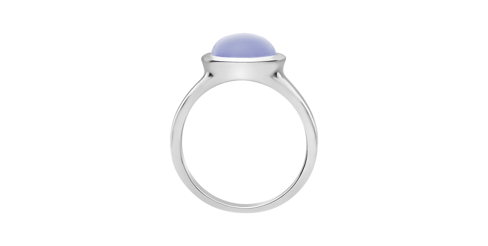 Ring with Blue Chalcedony Bonbon