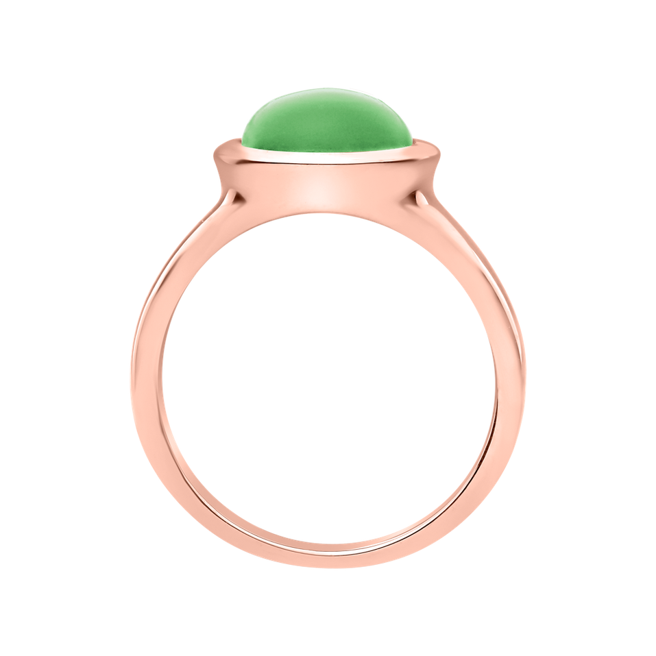 Ring with Chrysoprase Bonbon