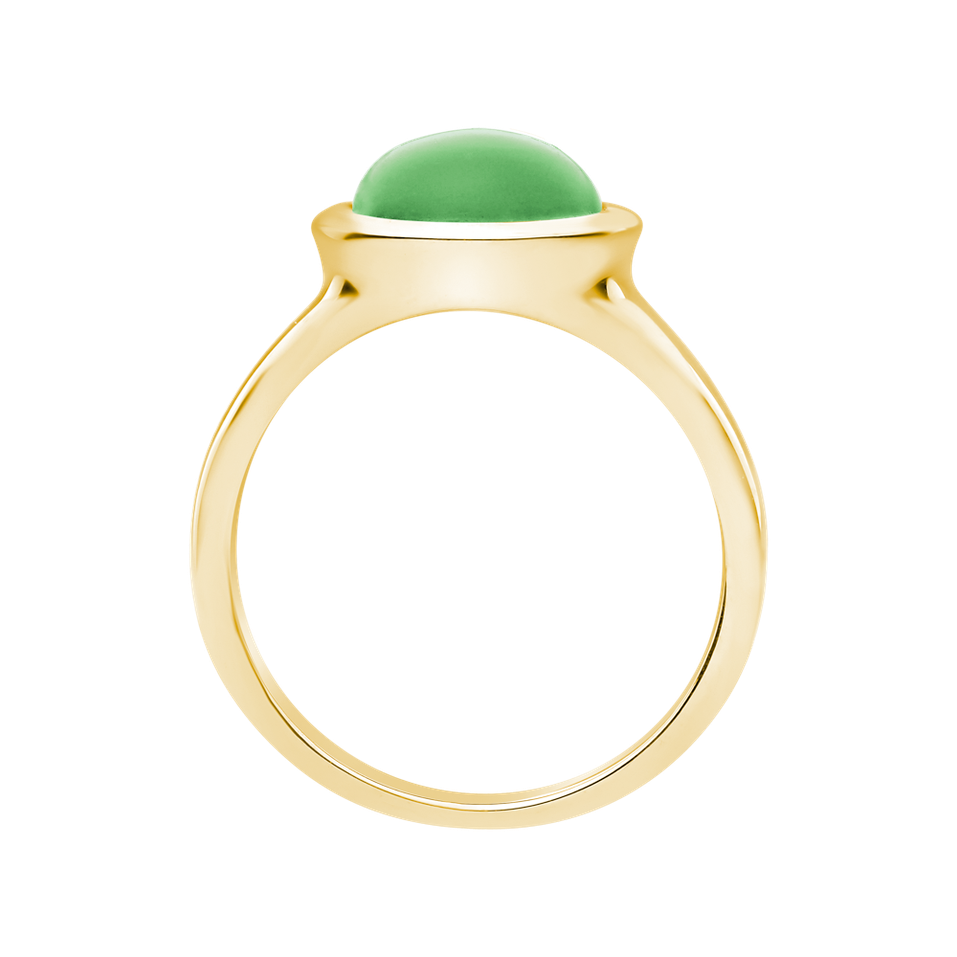 Ring with Chrysoprase Bonbon