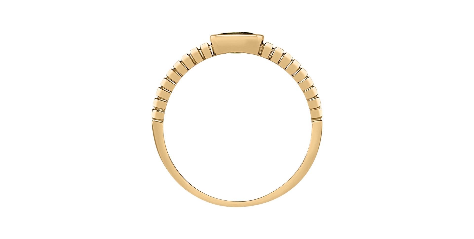 Ring with Smoky Quartz Bonbon