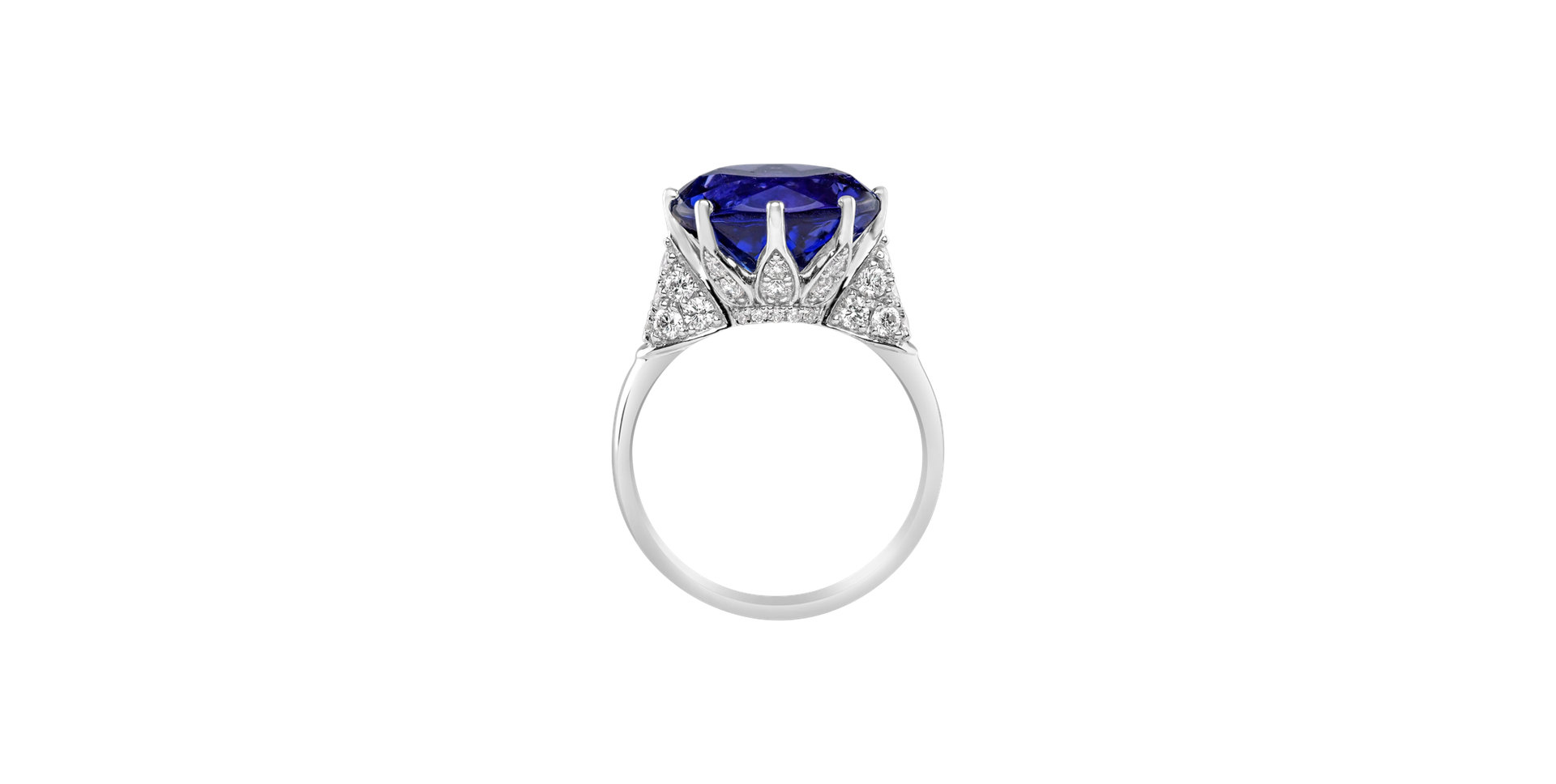 Diamond ring with Tanzanite Magic Gentility