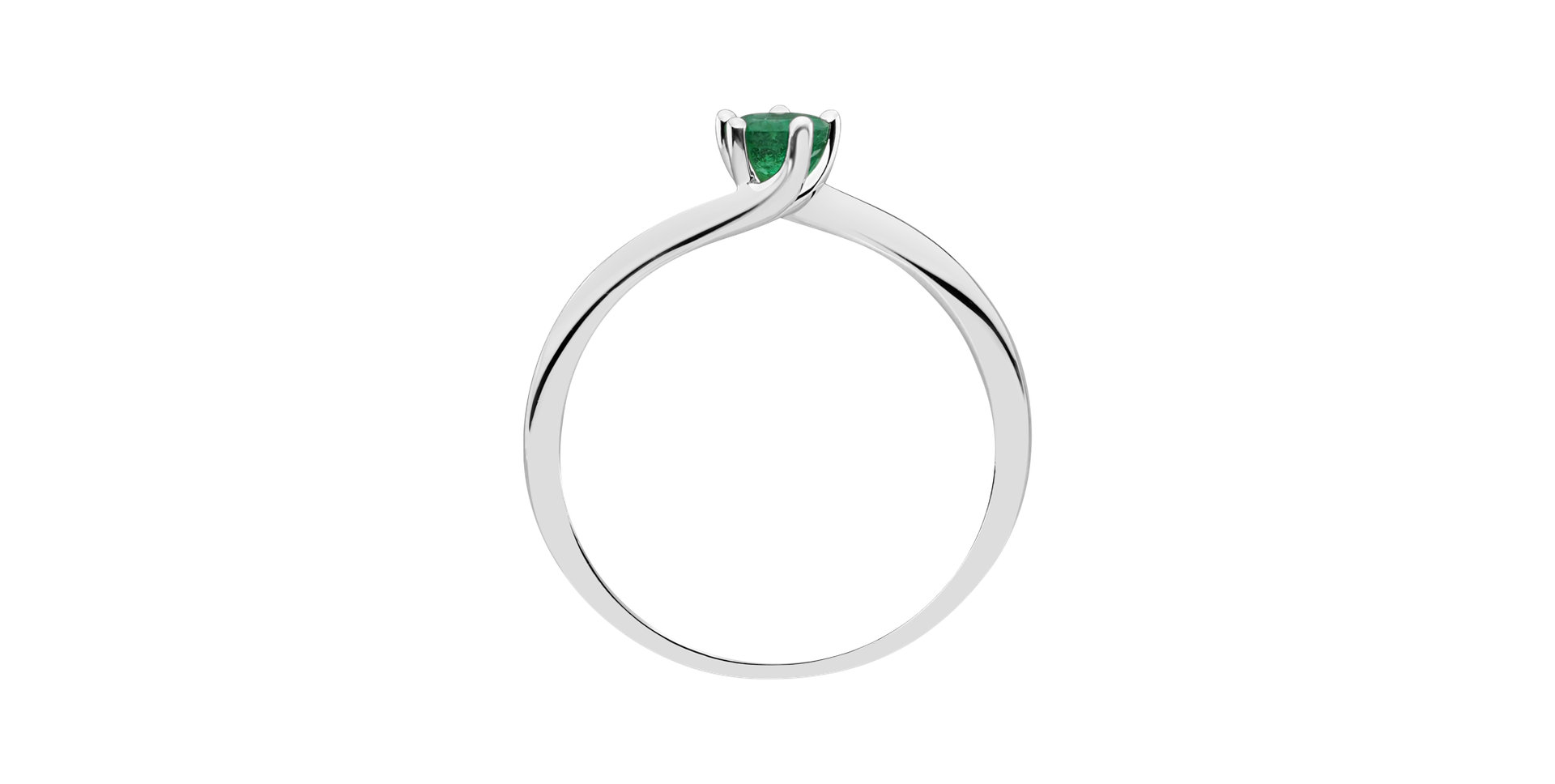 Ring with Emerald Bonbon