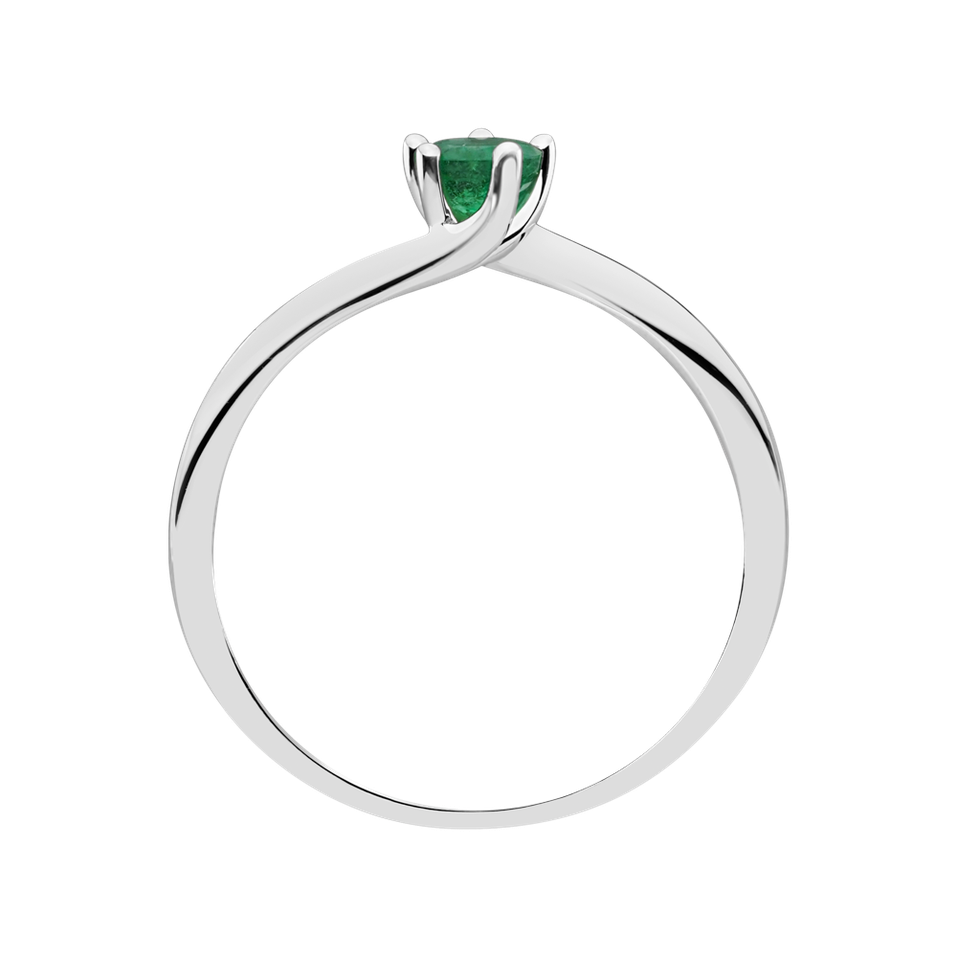 Ring with Emerald Bonbon