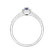 Diamond ring with Sapphire Princess4