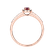 Diamond ring with Ruby Princess4