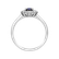 Diamond ring with Sapphire Princess4