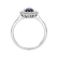 Diamond ring with Sapphire Princess4