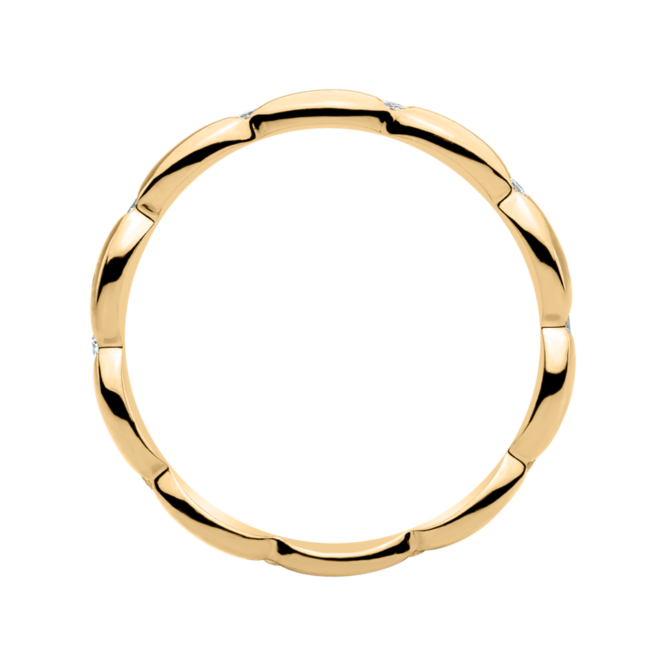 Diamond ring Princess Crown