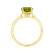 Diamond ring with Peridot Bonbon4