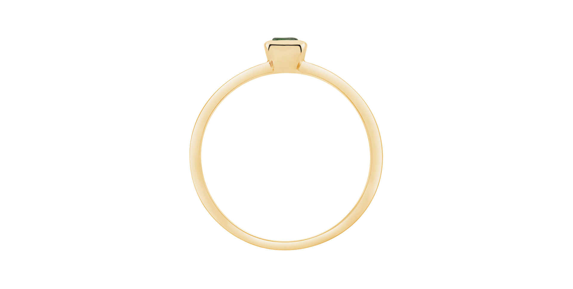 Ring with Emerald Bonbon