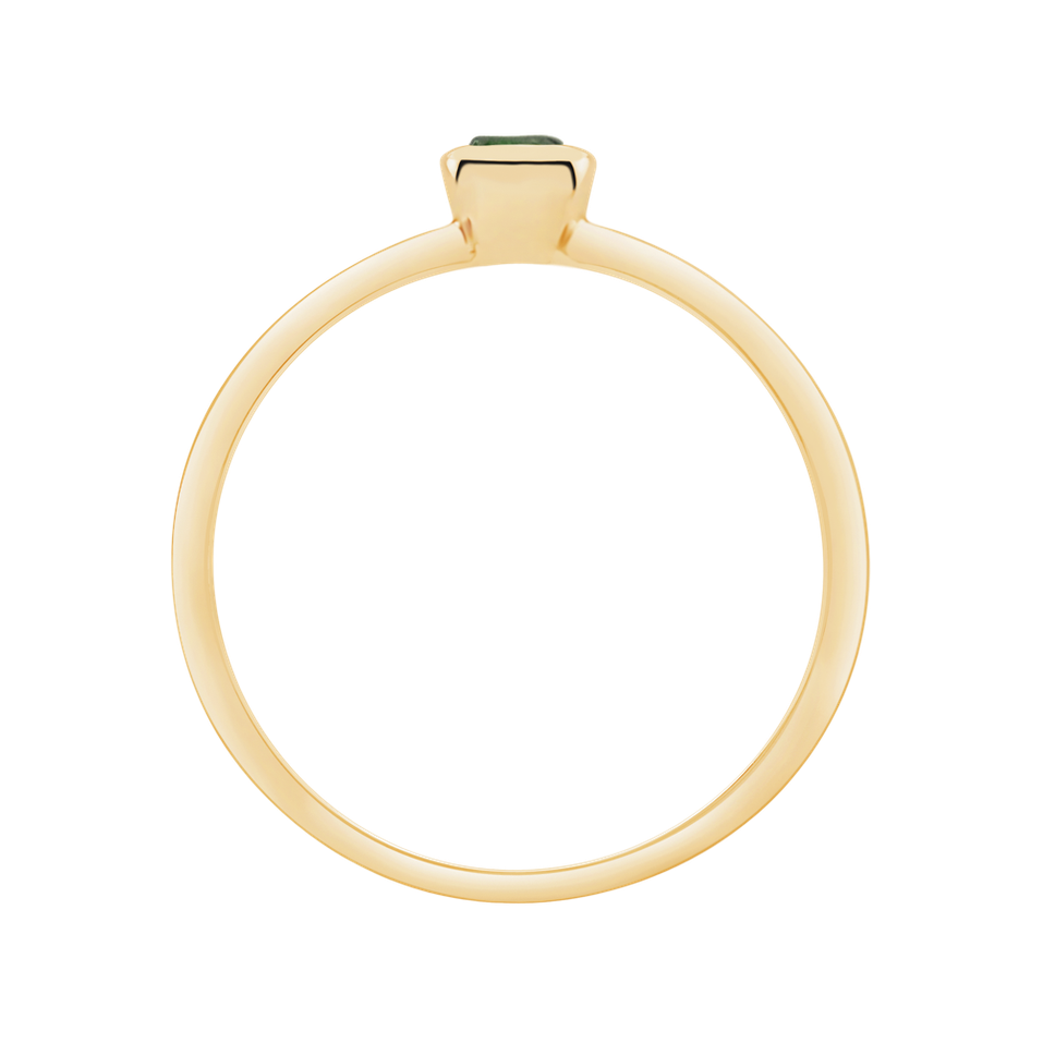 Ring with Emerald Bonbon