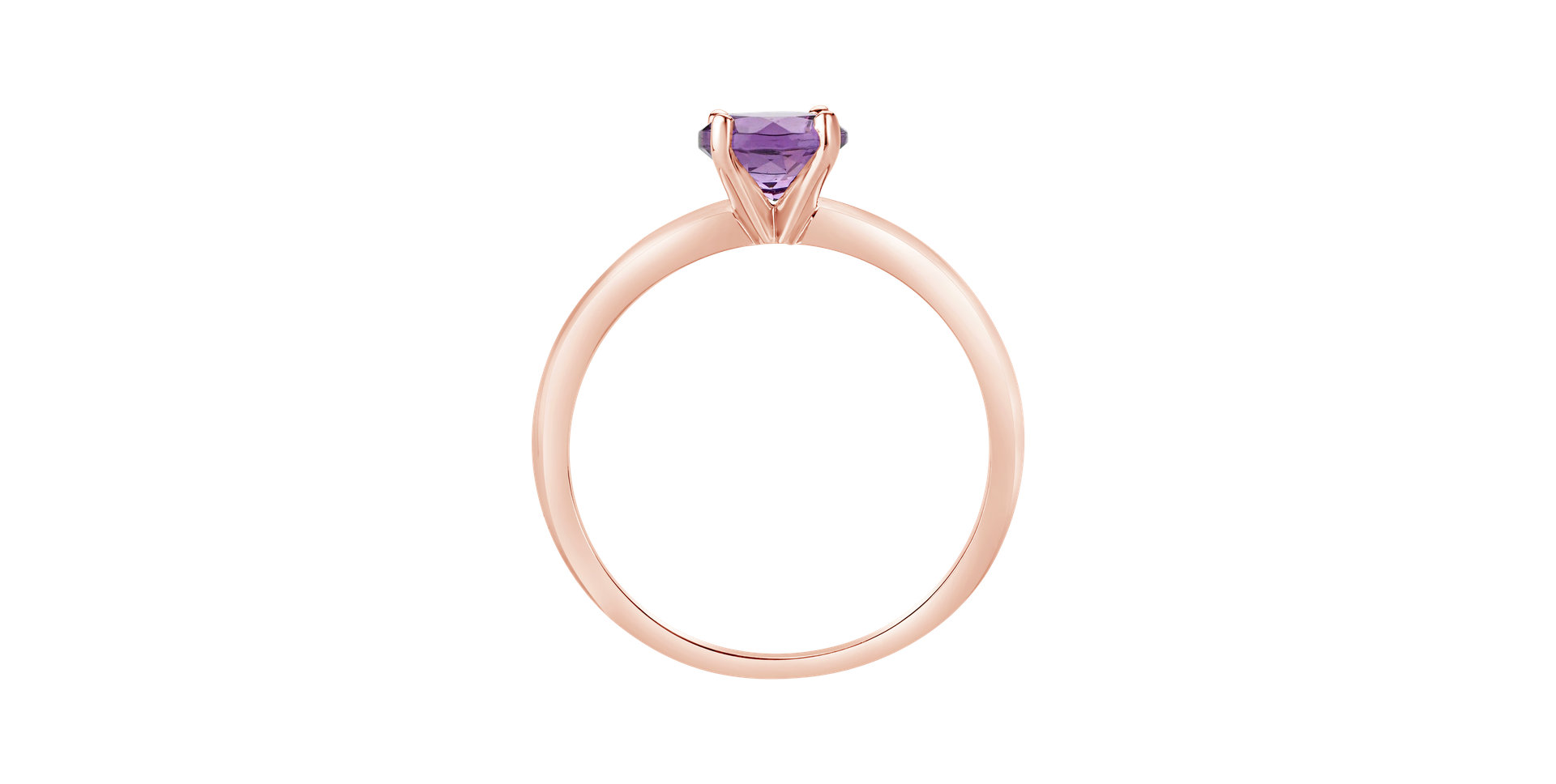 Ring with Amethyst Brazil Bonbon