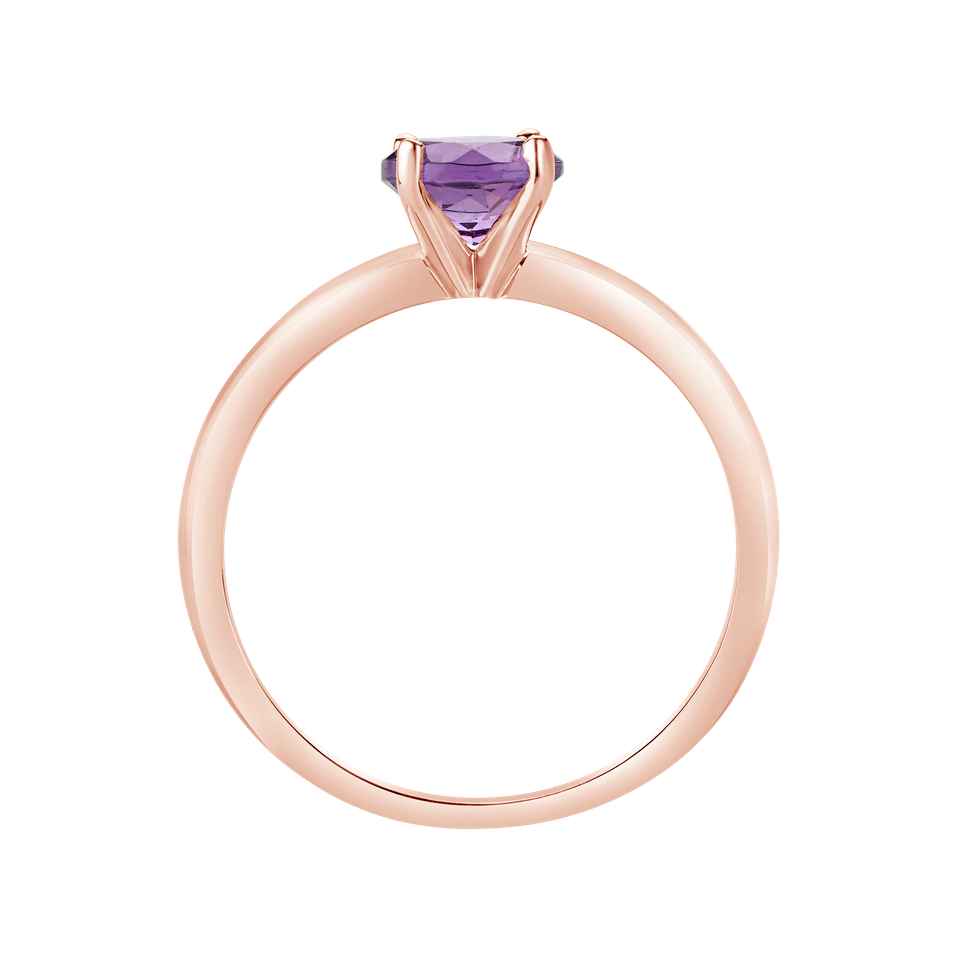 Ring with Amethyst Brazil Bonbon