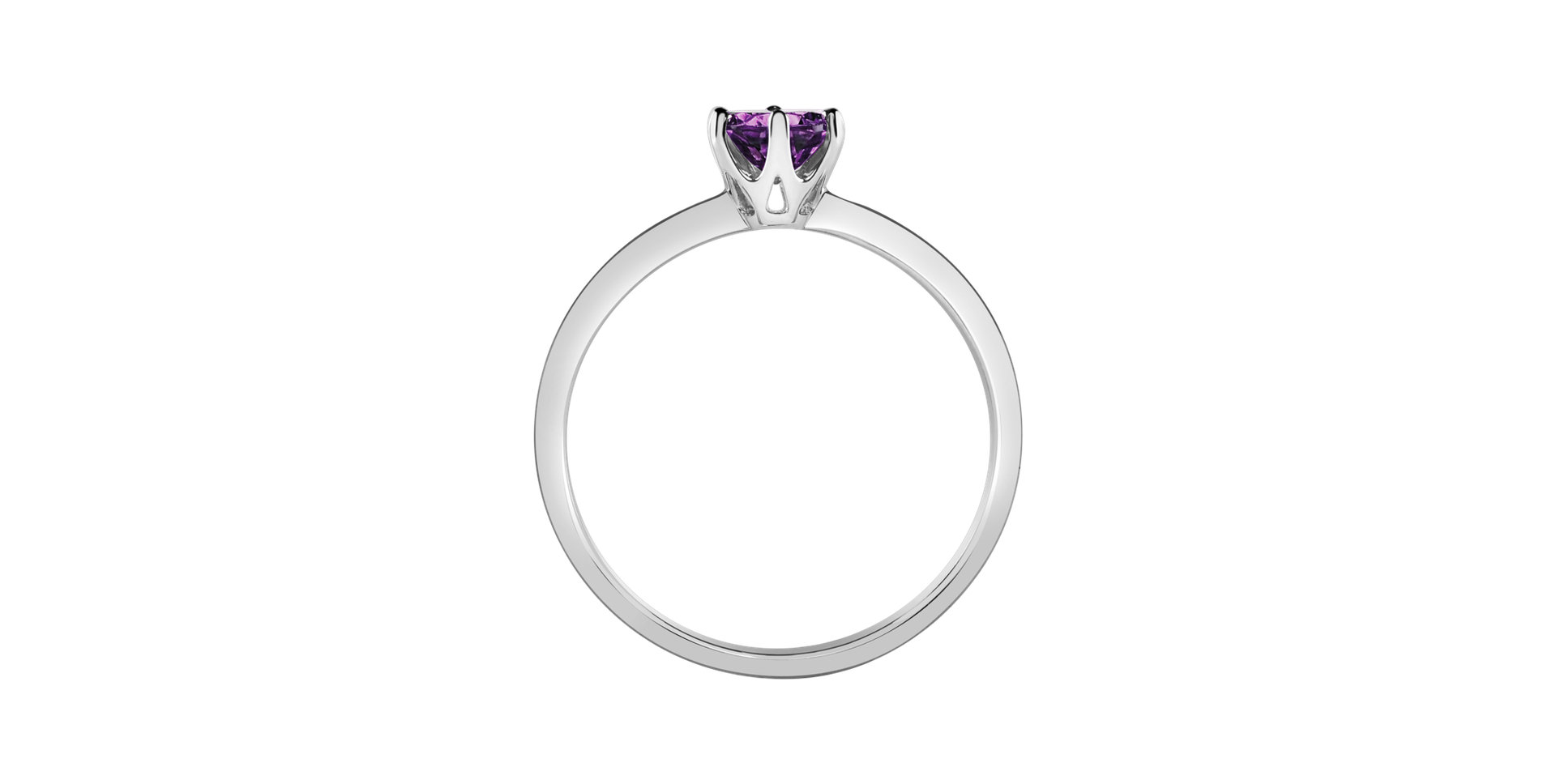 Ring with Amethyst Brazil Bonbon