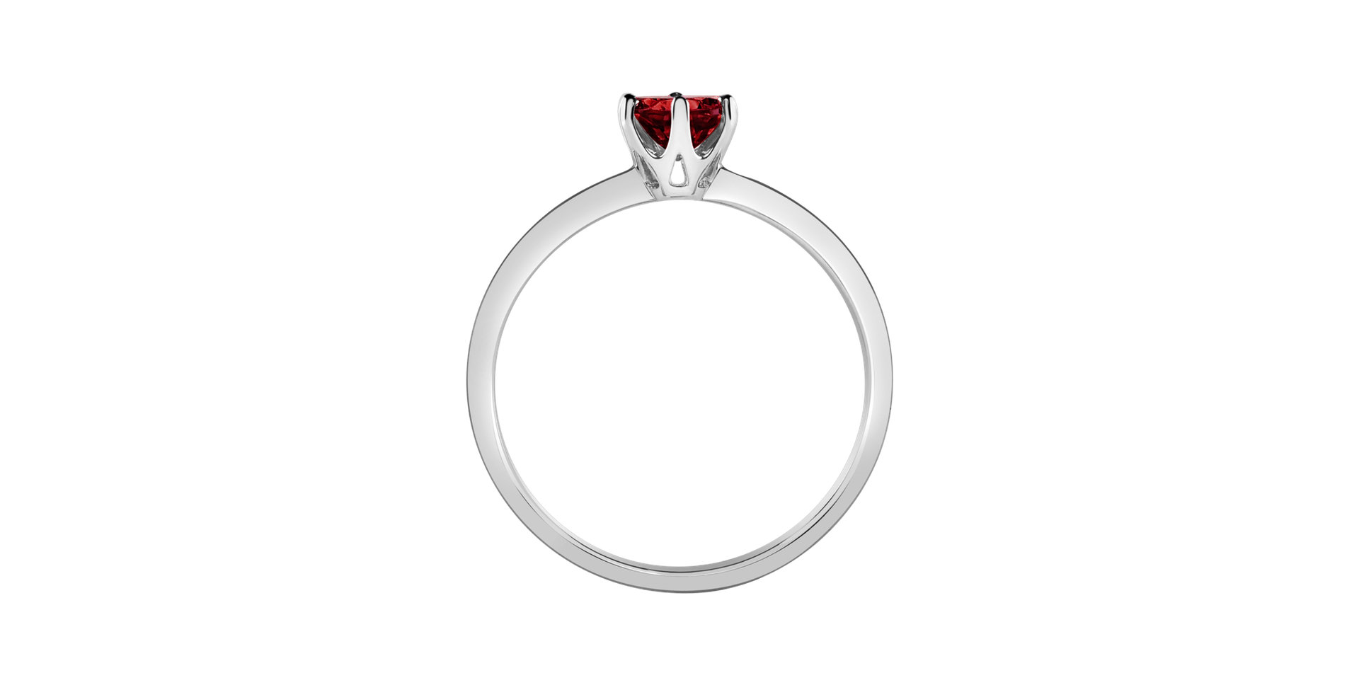 Ring with Ruby Bonbon