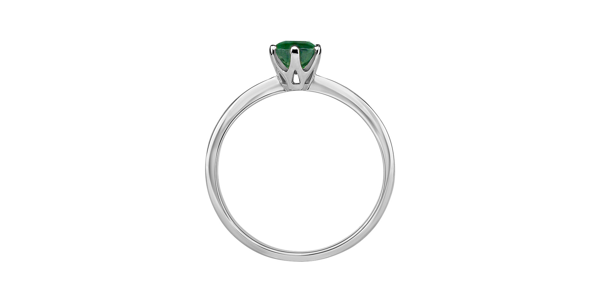 Ring with Emerald Bonbon