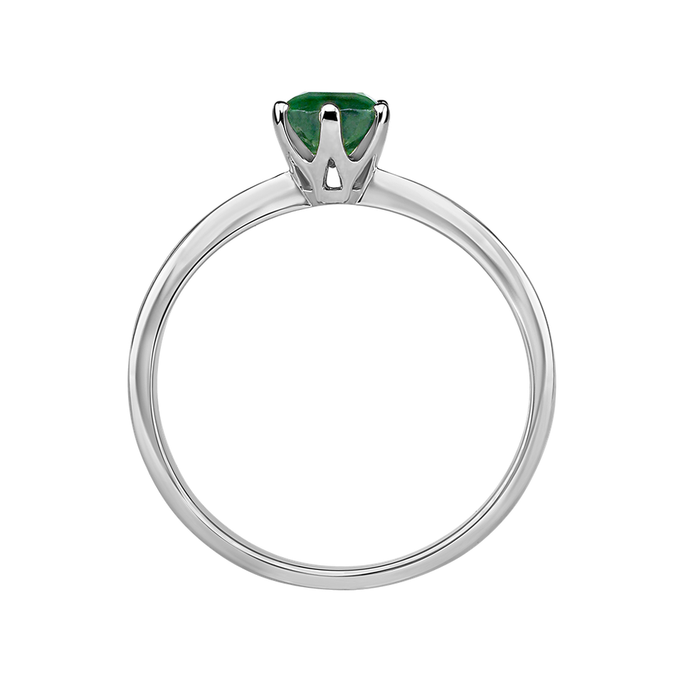 Ring with Emerald Bonbon