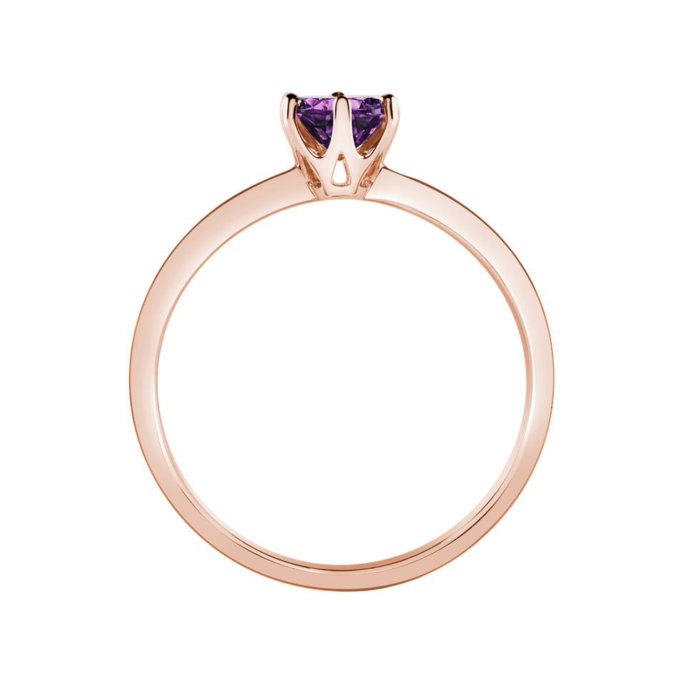 Ring with Amethyst Brazil Bonbon