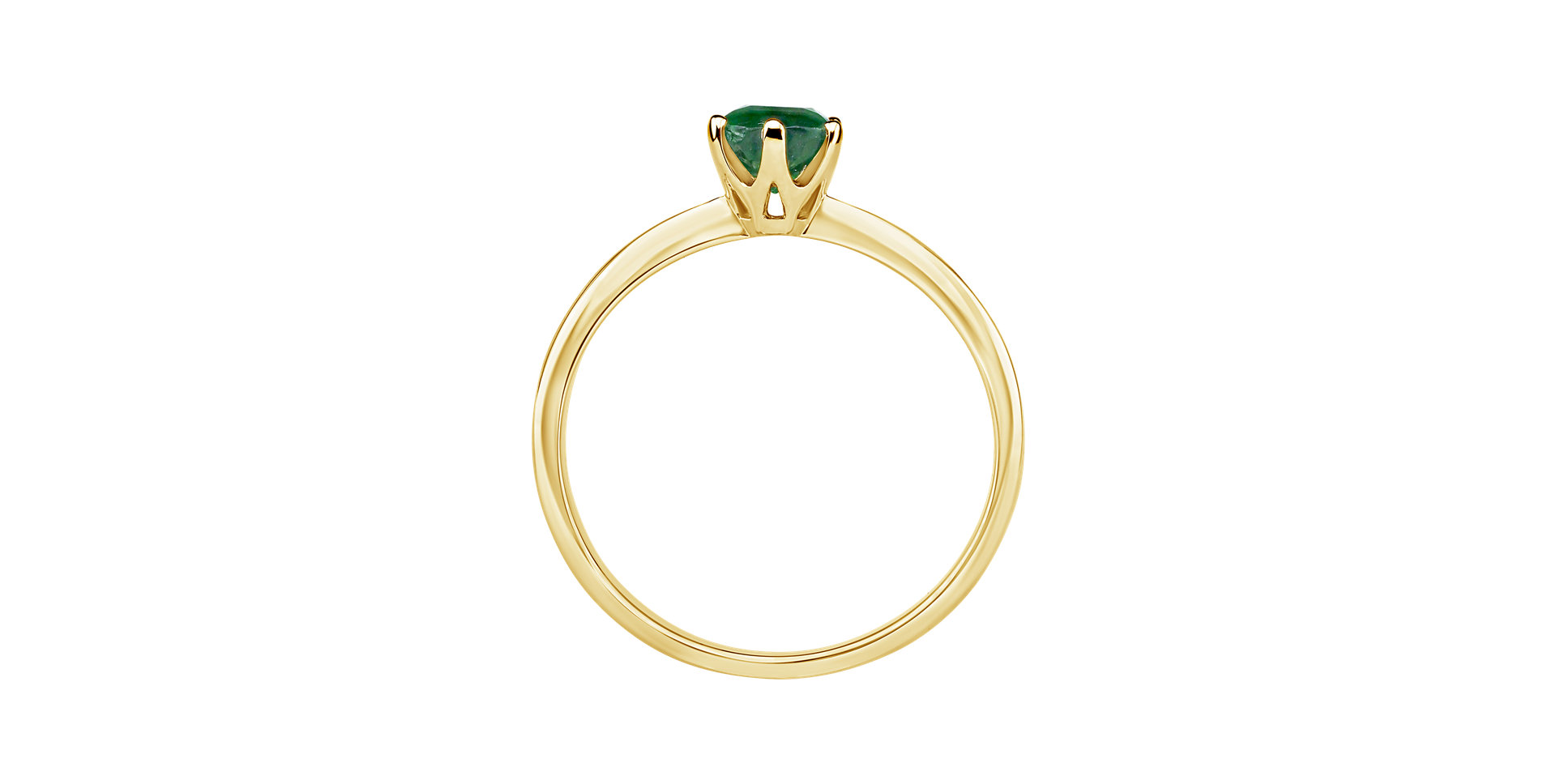 Ring with Emerald Bonbon