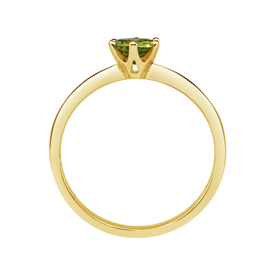 Ring with Peridot Bonbon