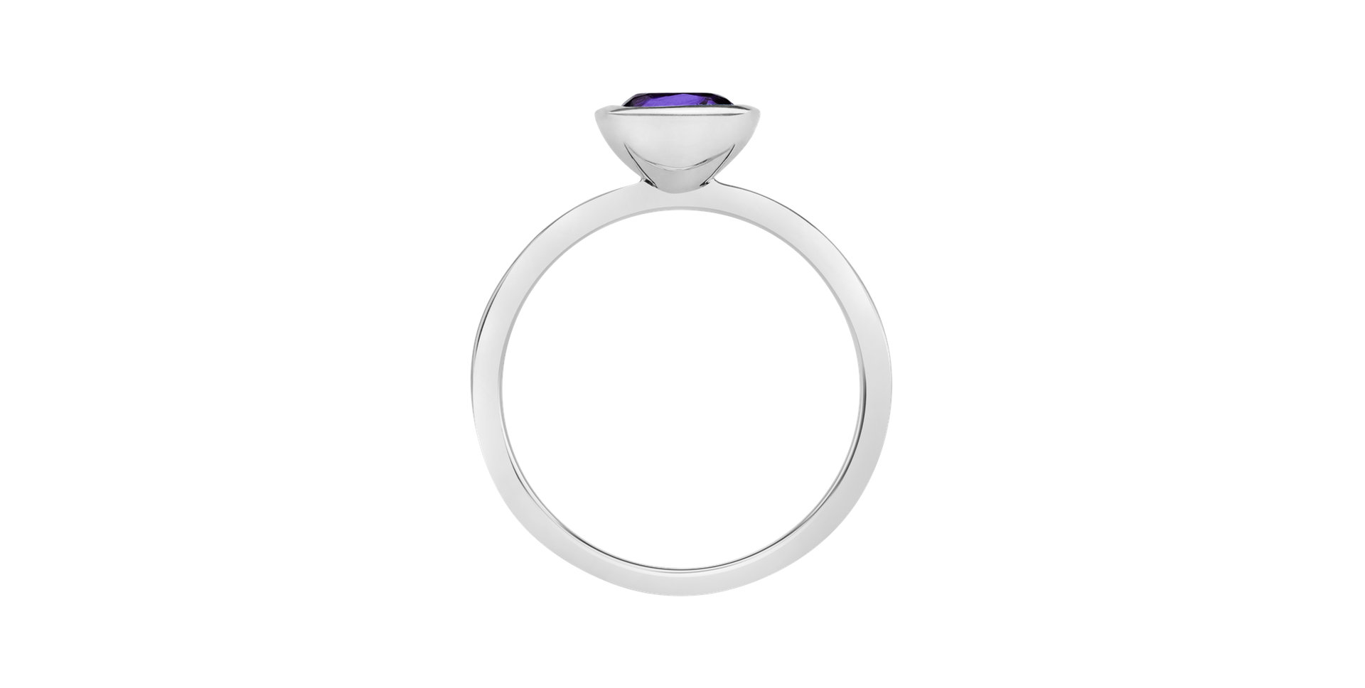 Ring with Amethyst Brazil Bonbon