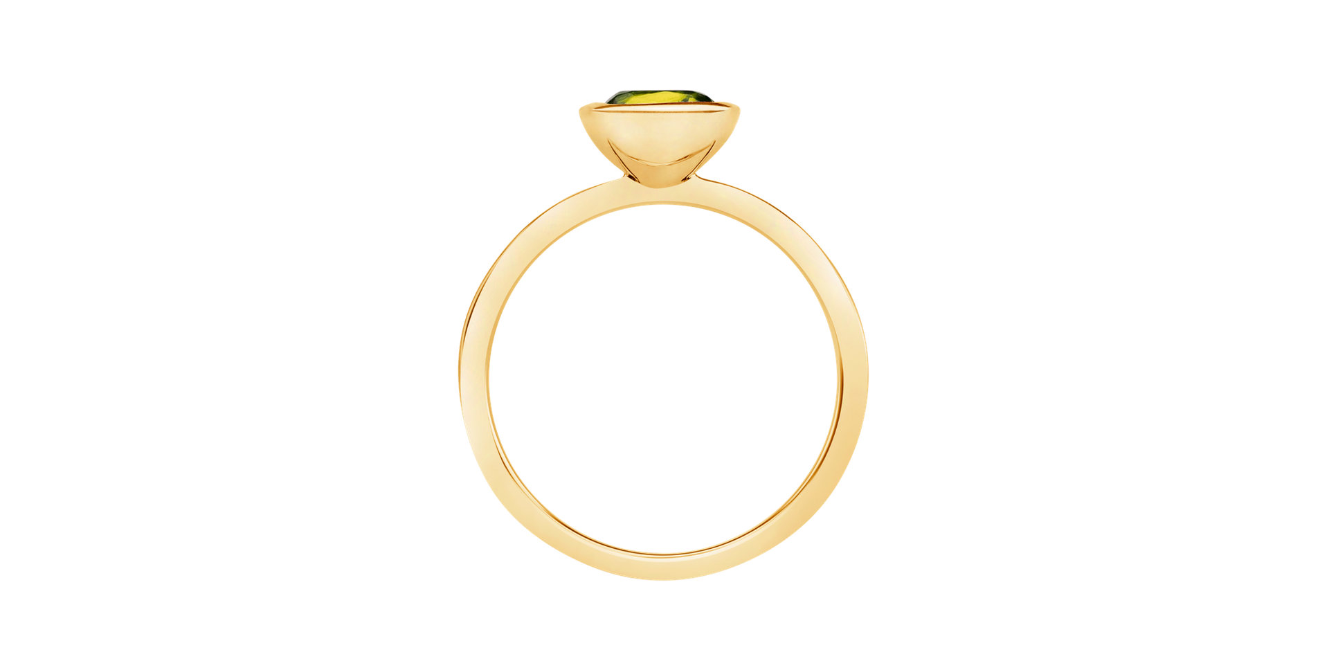 Ring with Peridot Space Bonbon