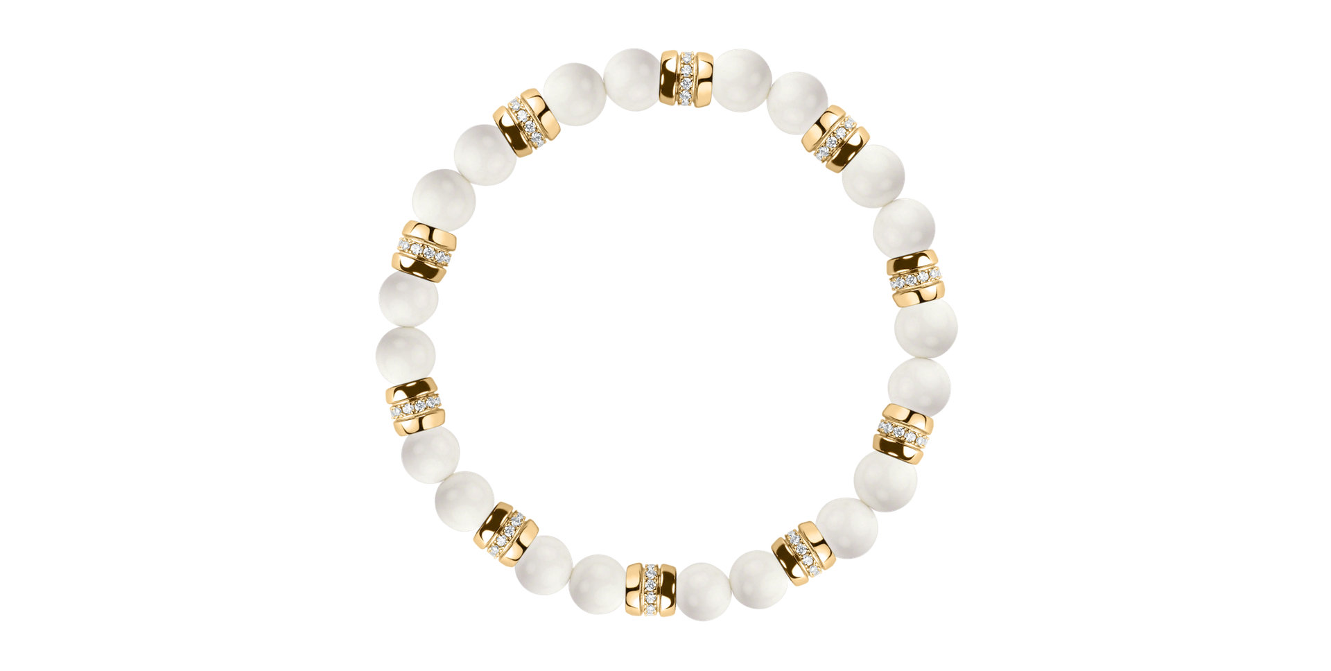 Diamond braclet with Agate Moonlight Jewel