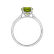 Diamond ring with Peridot Bonbon4