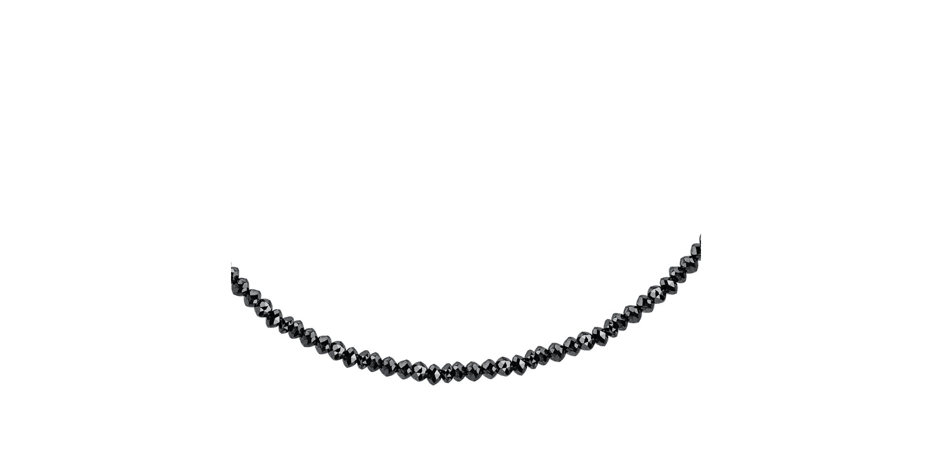 Bracelet with black diamonds Darkness