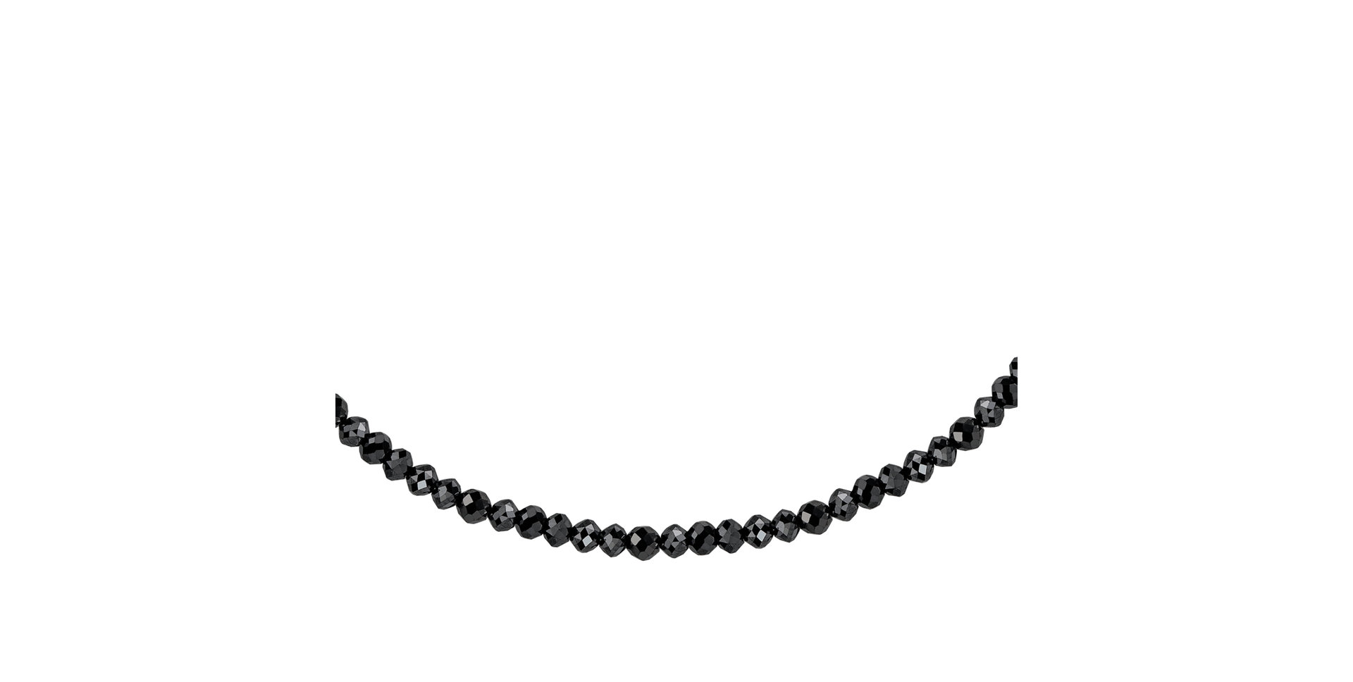 Bracelet with black diamonds Darkness