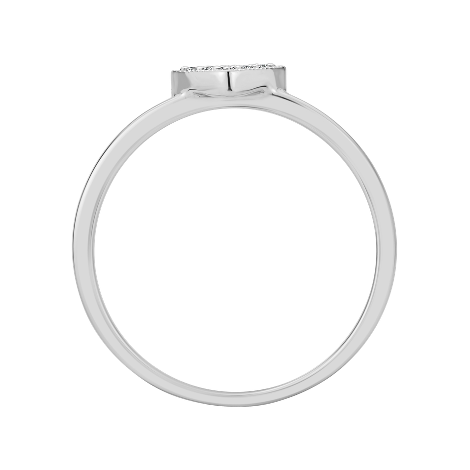 Diamond ring Shiny Heart