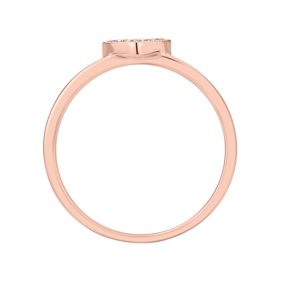 Diamond ring Shiny Heart