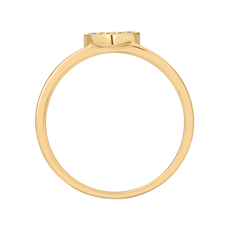 Diamond ring Shiny Heart