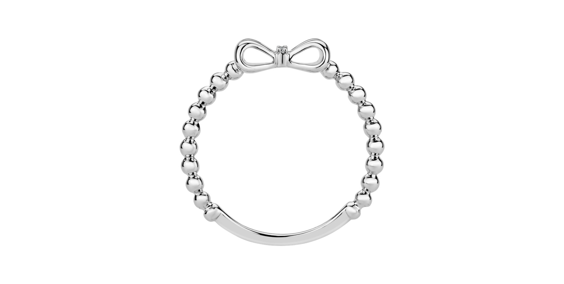 Diamond ring Bow Knot