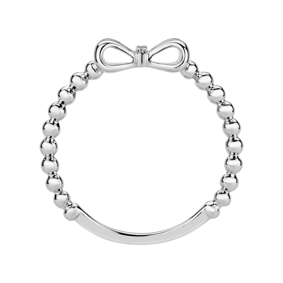 Diamond ring Bow Knot