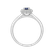 Diamond ring with Sapphire Princess3