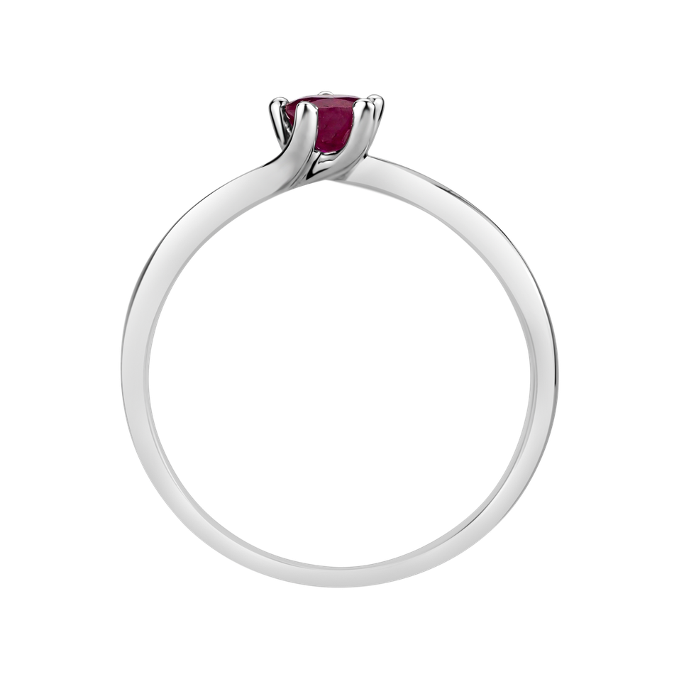 Ring with Ruby Bonbon