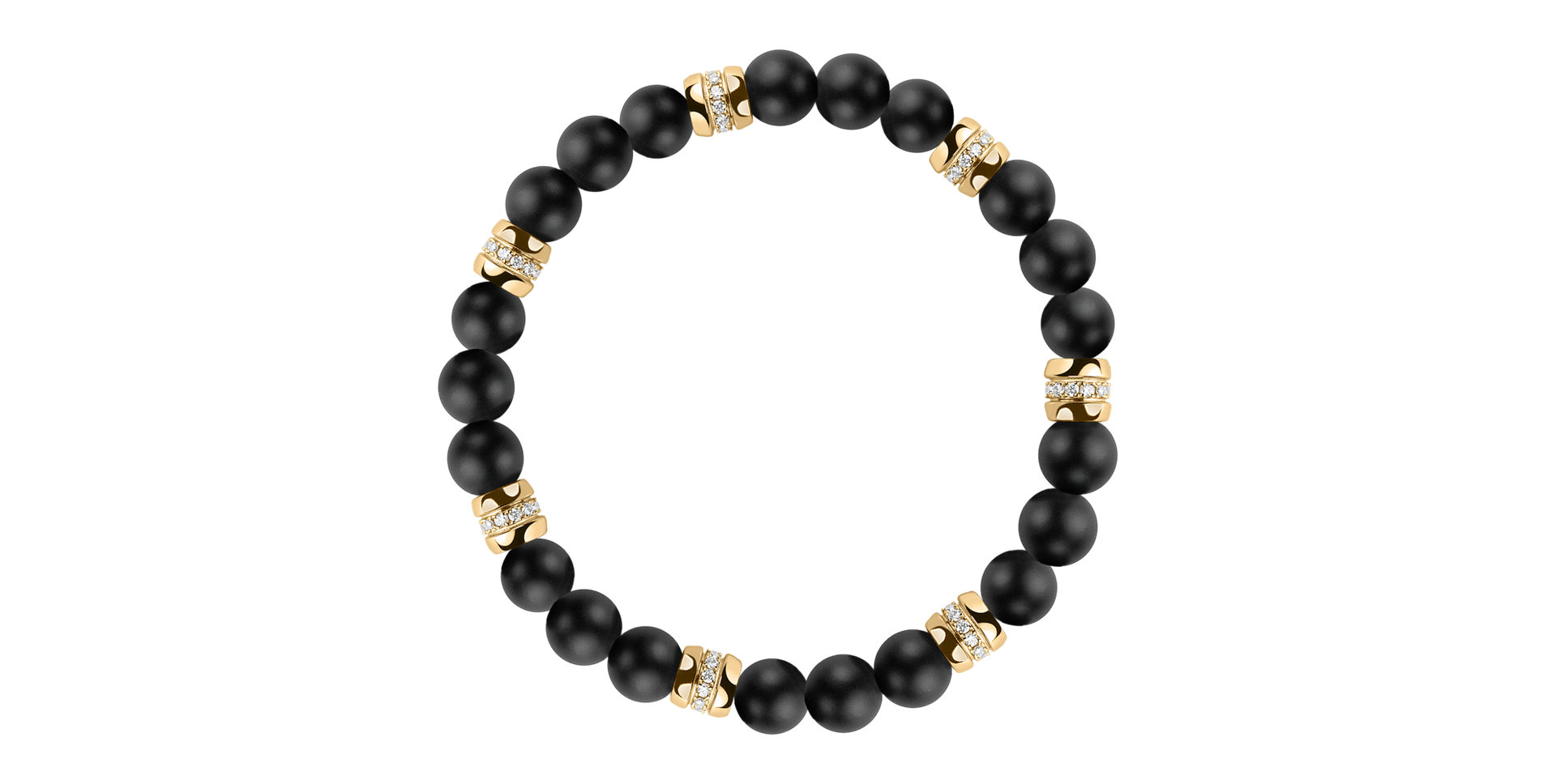 Diamond braclet with Agate Neverending Style