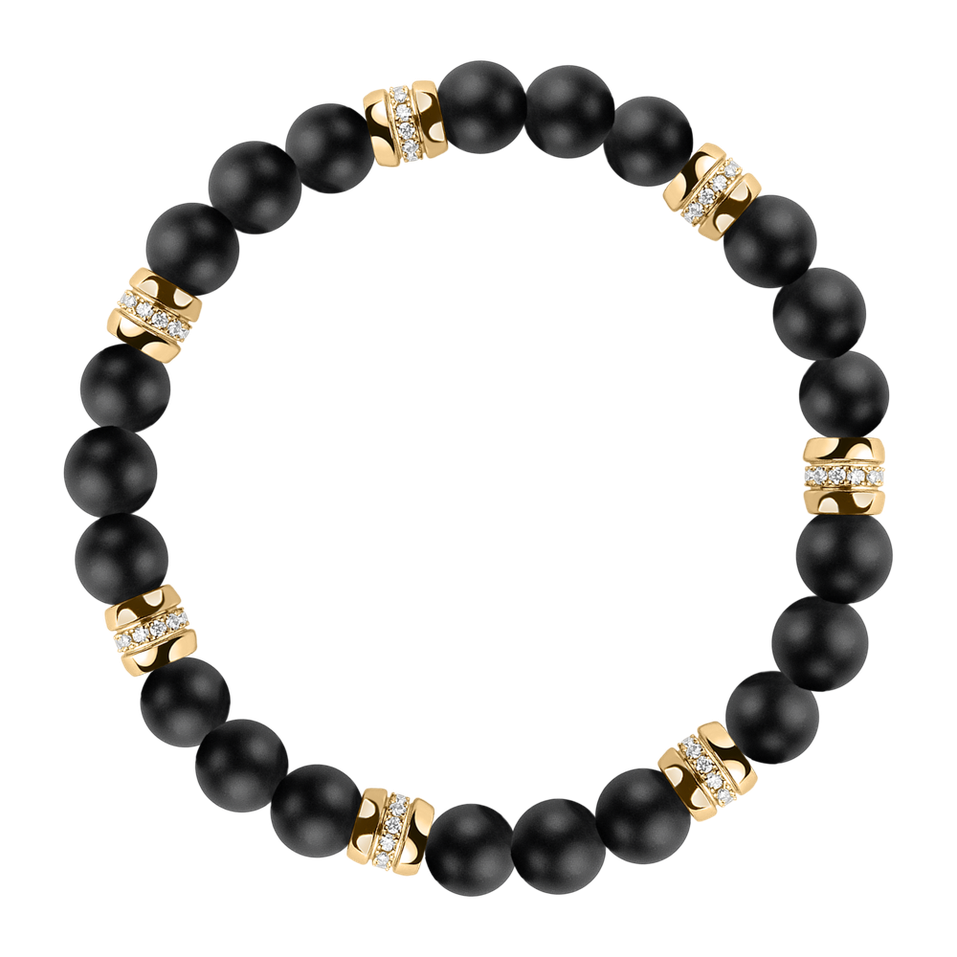 Diamond braclet with Agate Neverending Style