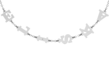 Diamond bracelet Big Letters