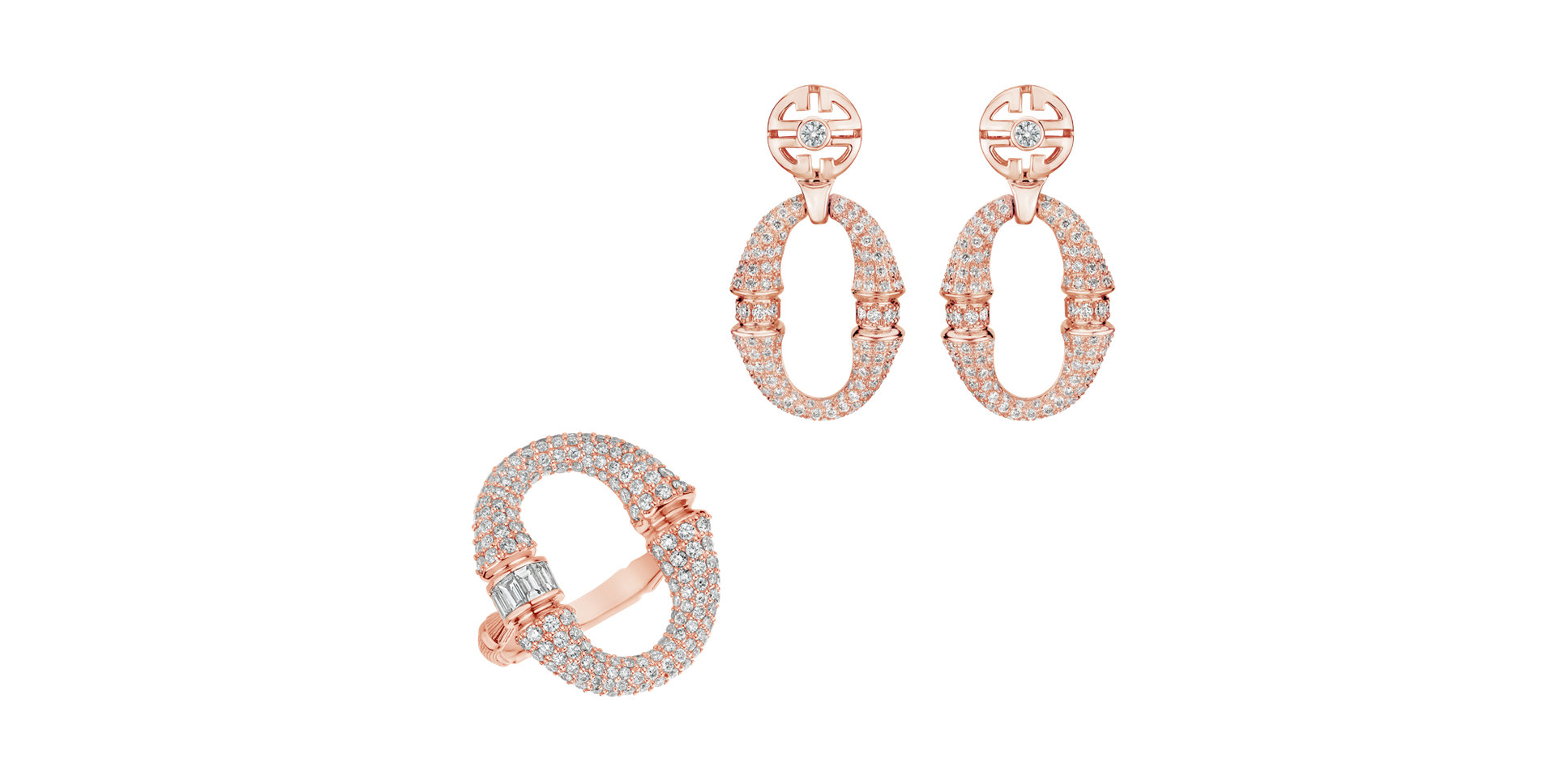 Diamond earrings Morpheus Ribbon