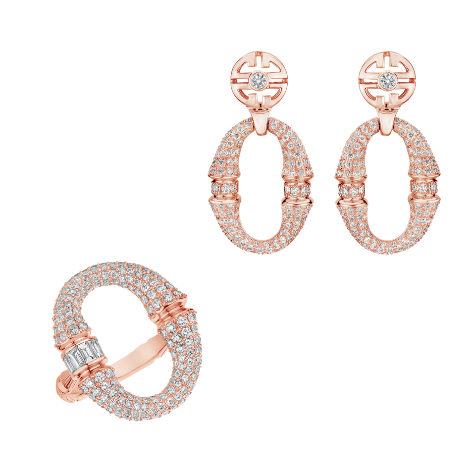 Diamond earrings Morpheus Ribbon