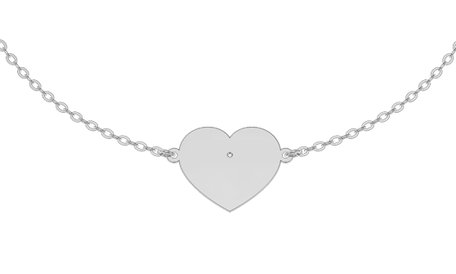 Diamond bracelet Heart Love